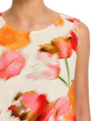 Printed Sleeveless Top