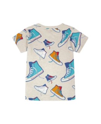 Boys' Organic Cotton Jersey Shoes T-Shirt - Little Kid