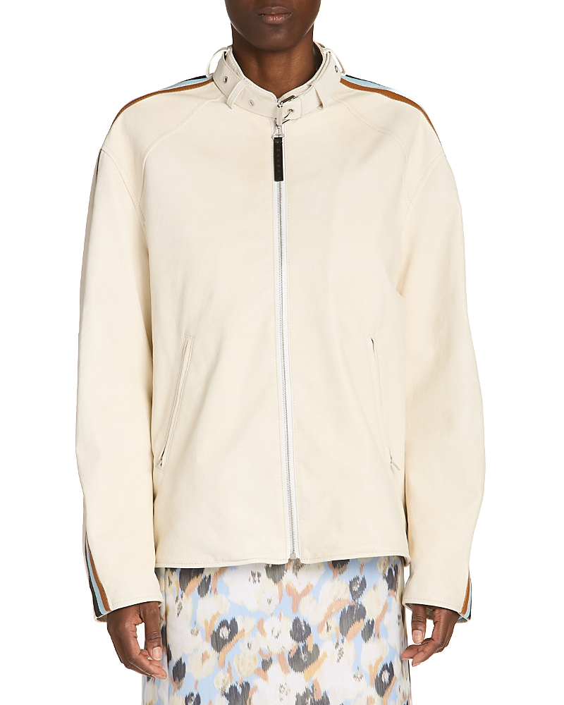 Marni Leather Biker Jacket