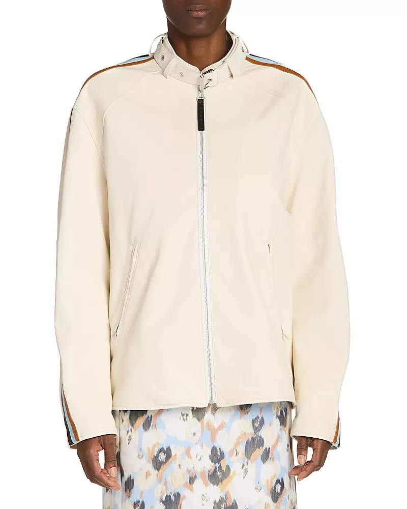 Marni Leather Biker Jacket