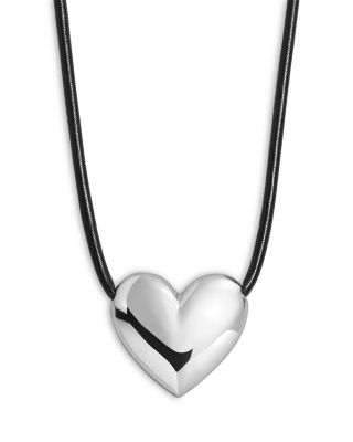 Millie Bubble Heart Paracord Pendant Necklace, 26"