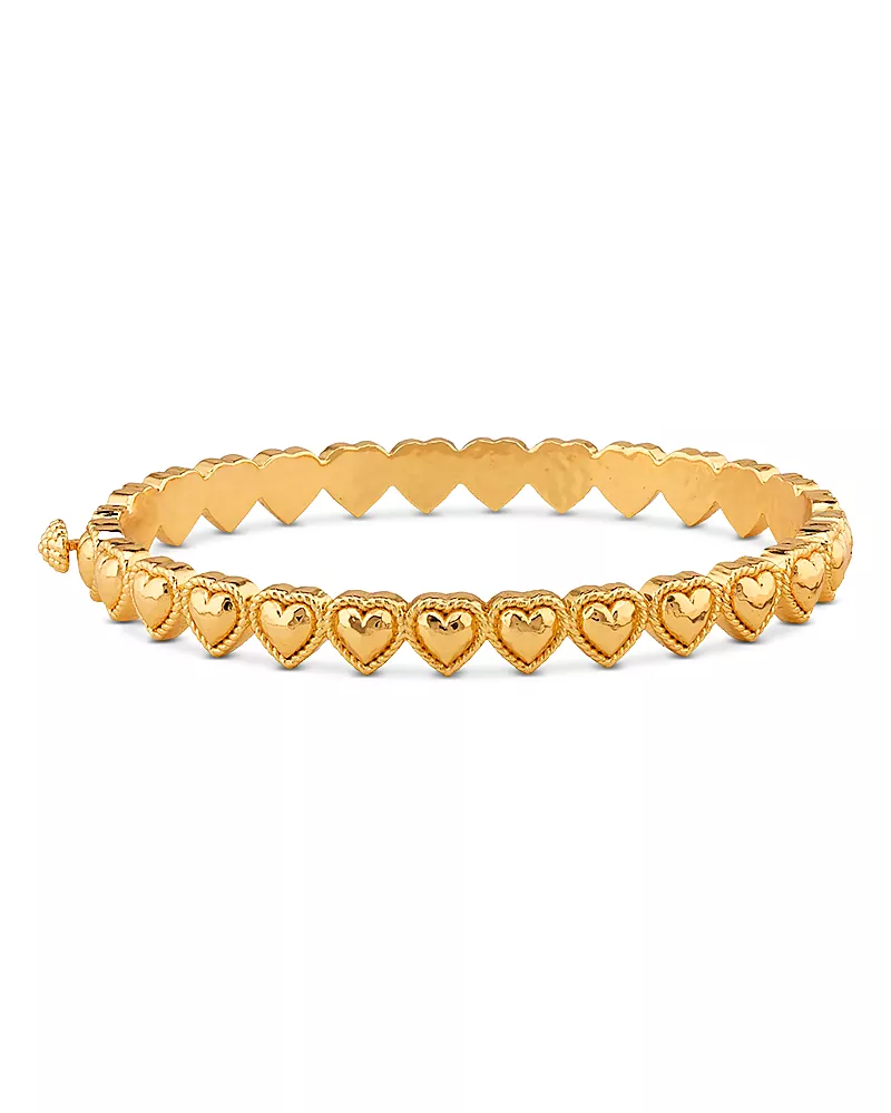 Capucine De Wulf Love Heart Bangle Bracelet