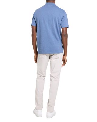 Bron Polo in Cosmos Slub Cotton