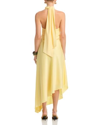 Monica Satin Midi Dress