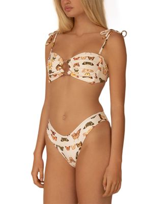 Tori Ties Bandeau Bikini Top
