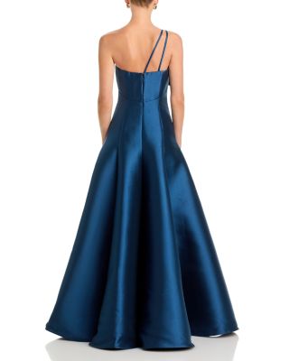 Mikado Double Strap Bow Gown