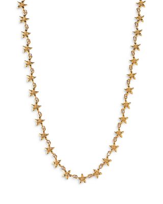 Jasmine Imitation Pearl Flower Collar Necklace, 16-18"