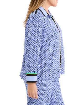 Mosaic Trimmed Shirt