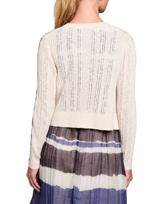 Pointelle Stitch Cardigan