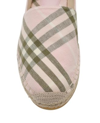  Women's Check Mews Espadrilles