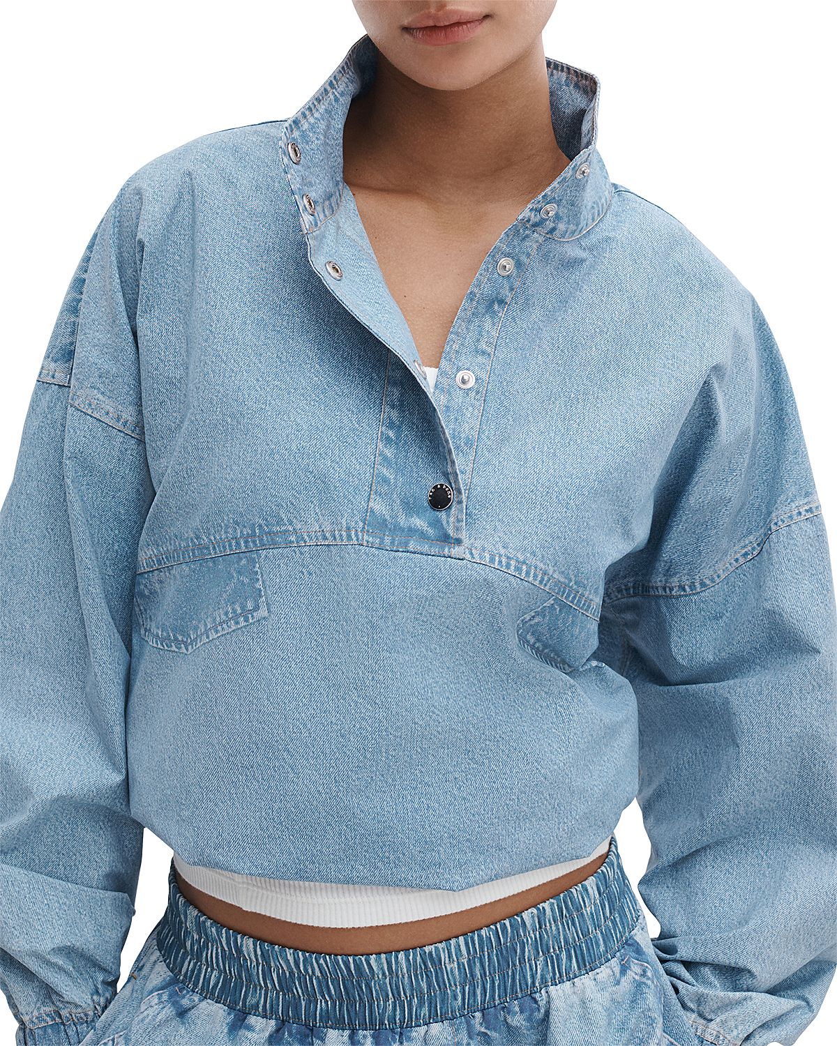 rag & bone Miramar Flyweight Popover Top