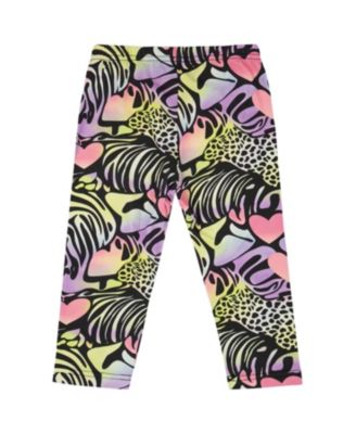 Girls' Organic Cotton Jersey Animal Slim Fit Capri - Little Kid