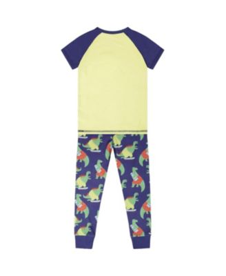  Boys' Organic Cotton Dino Two-Piece Pyjama Set - Little Kid