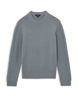 Long Sleeve Crew Detailed Sweater