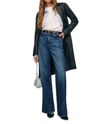 Cary High Rise Slouchy Wide Leg Jeans in Lanier
