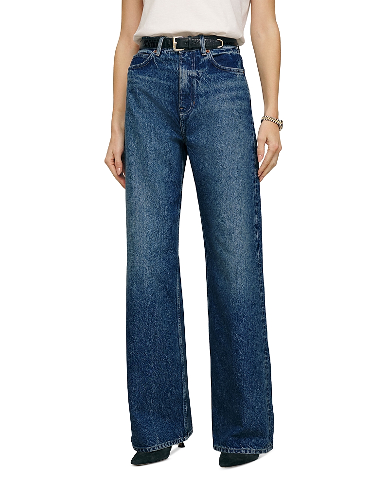 Reformation Cary High Rise Slouchy Wide Leg Jeans in Lanier