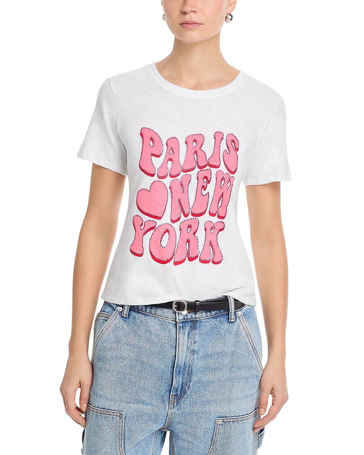 Cinq a Sept Retro Paris Heart New York Tee