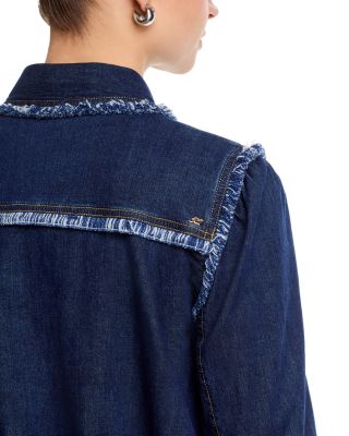 Bicolor Fringe Indria Jacket 