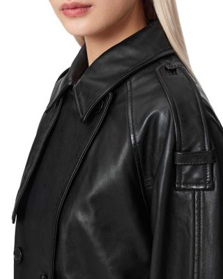 Reya Cropped Leather Jacket