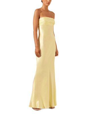 La Lune Strapless Maxi Dress