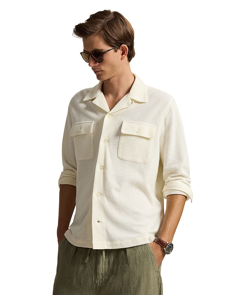 Polo Ralph Lauren Standard Fit Honeycomb Camp Shirt