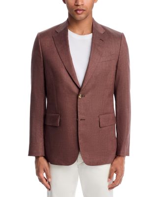 Linen And Wool Twill Extra Slim Fit Sport Jacket