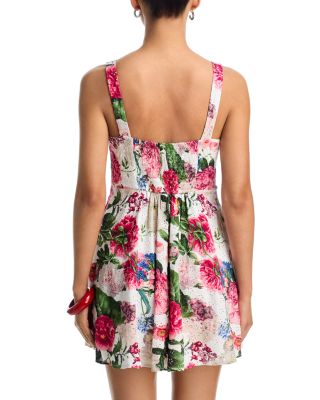 Floral Eyelet Mini Dress - Exclusive
