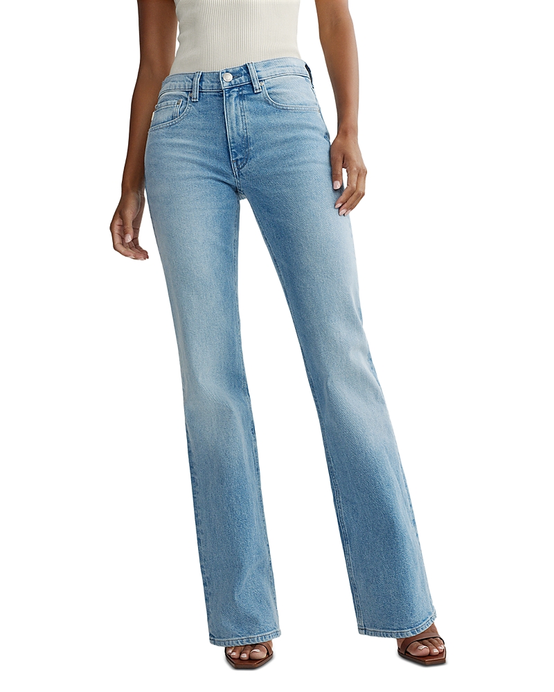 DL1961 Bella Slim Mid Rise Bootcut Jeans in Sky Castle