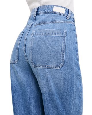 Miro Petite High Rise Ankle Barrel Jeans in Meadow Lake