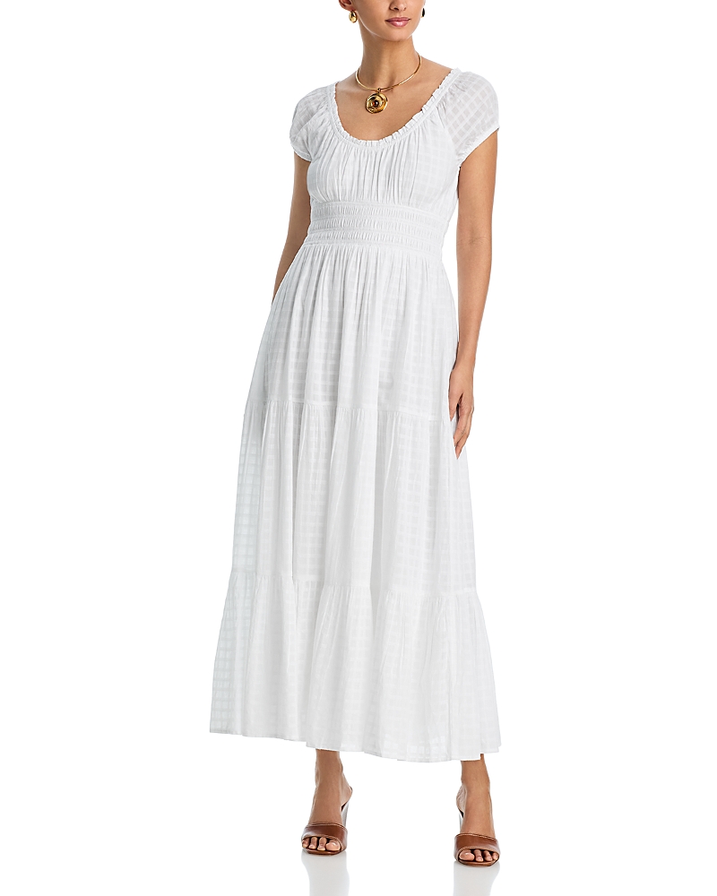 Aqua Andrita Seersucker Midi Dress - Exclusive