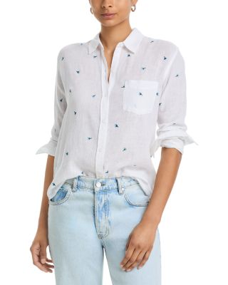 Charli Embroidered Button Front Shirt