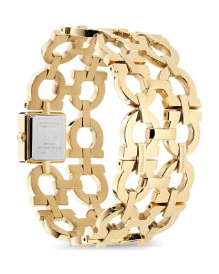 Double Gancini Catwalk Watch, 19mm