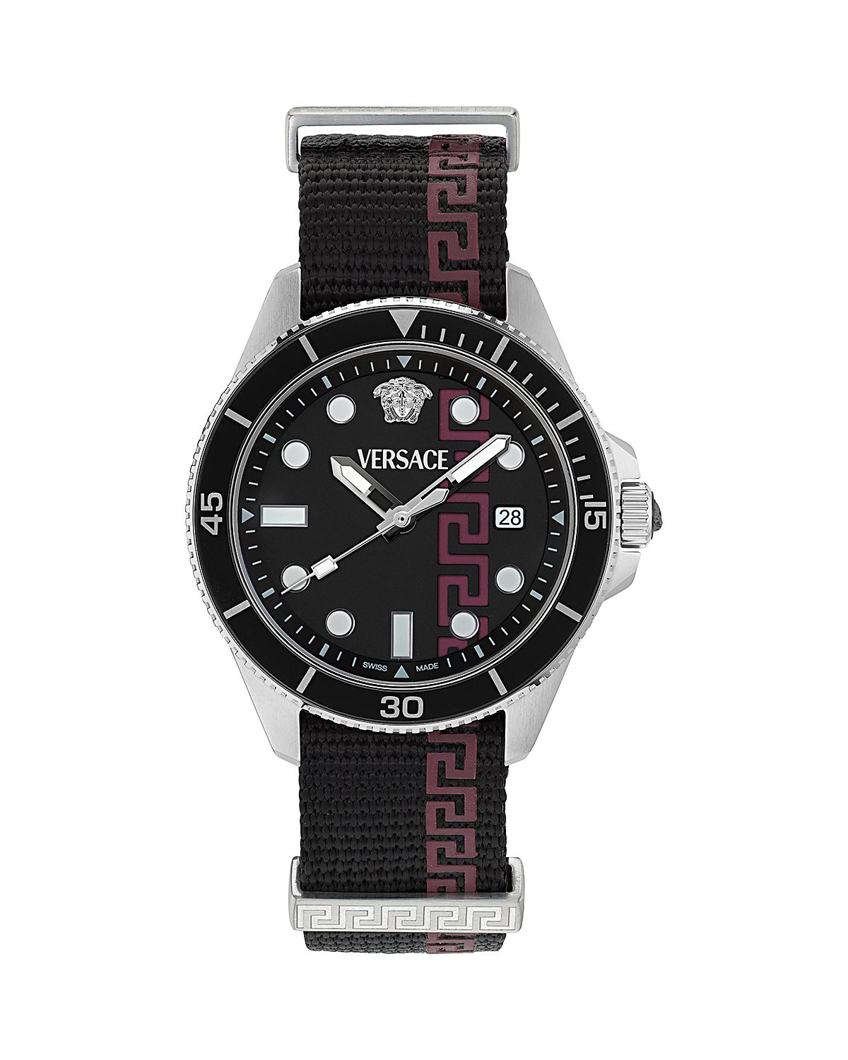 Versace Greca Force Nato Watch, 42mm