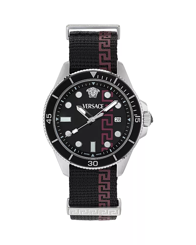 Versace Greca Force Nato Watch, 42mm