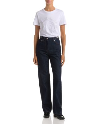 Straight Jeans in Dark Blue