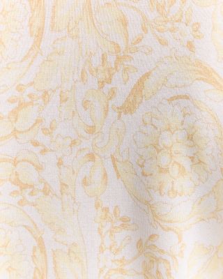 Barocco Printed Silk Cardigan Sweater