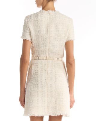 Tonal Mix Tweed Dress