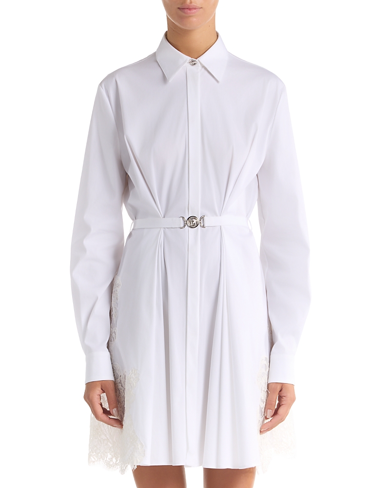 Versace Poplin Belted Dress