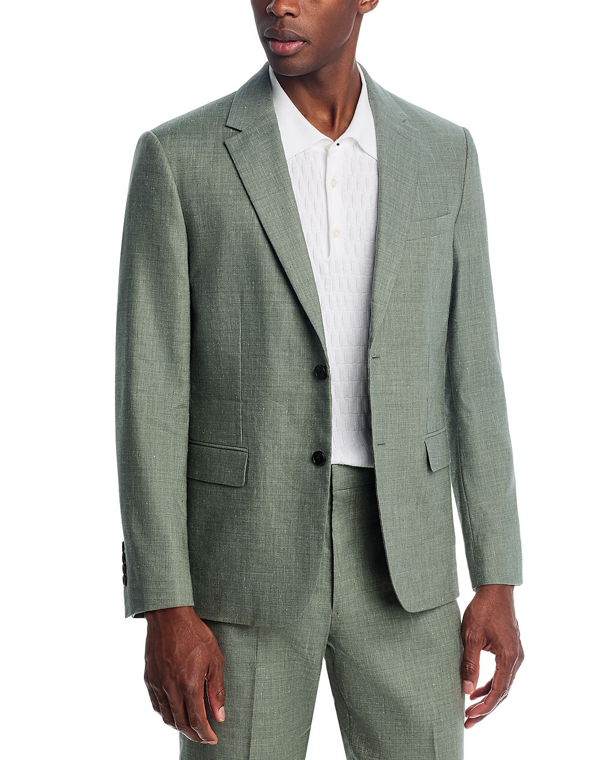Theory Chambers Linen & Wool Slim Fit Suit Jacket