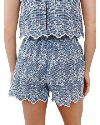 Split Back Tank & Scallop Border Catalina Shorts