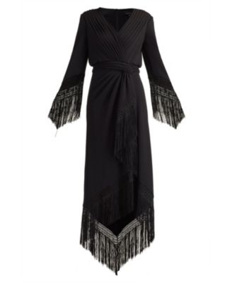  Azie Fringe Midi Dress