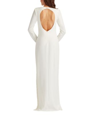  Geyer Embellished Open Back Gown