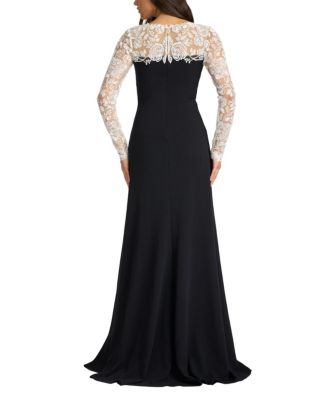  Kalico Embroidered Illusion Gown