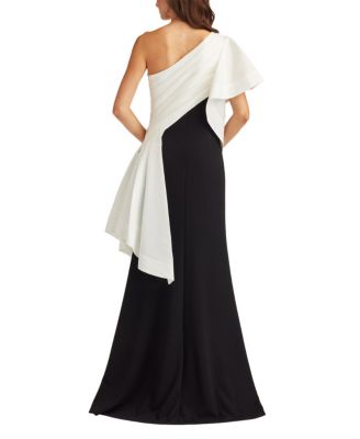  Santa Fe Draped Flounce Gown