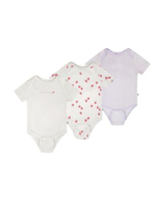 Girls' Evolutive Cotton Jersey 3 Pack Onesie - Baby
