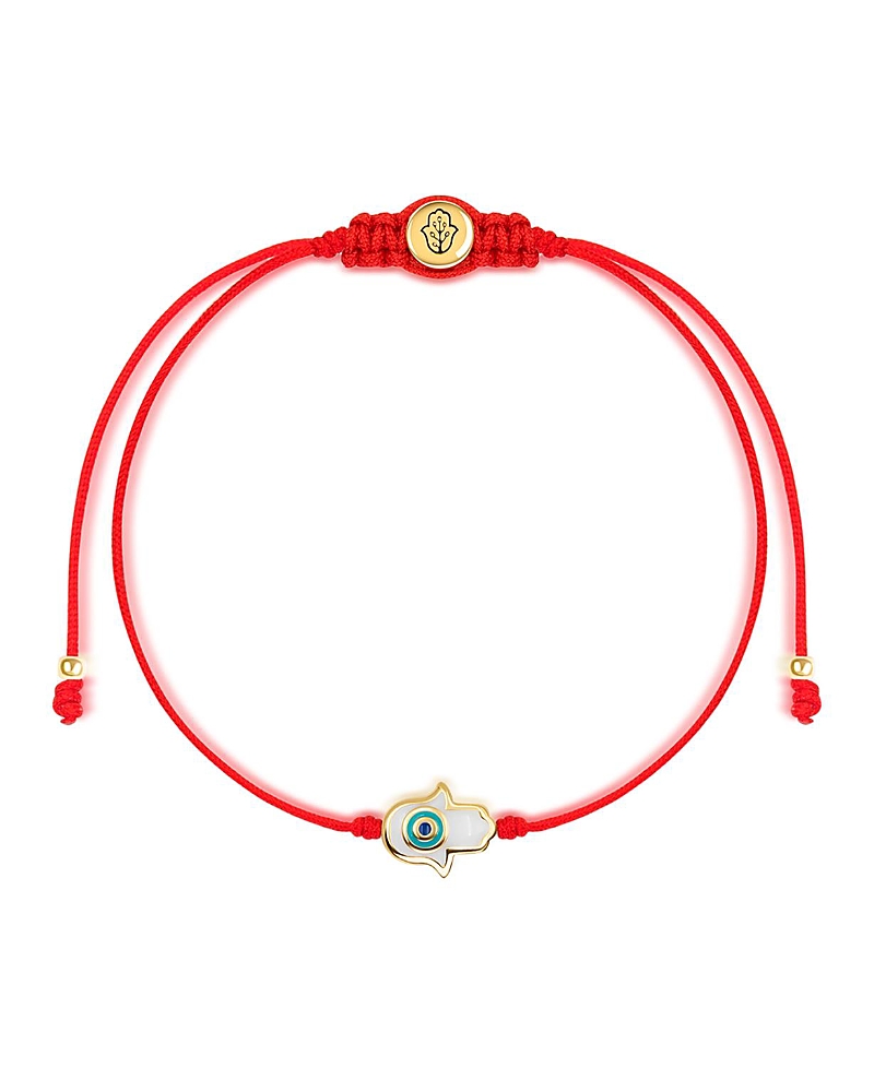 Karma and Luck Charismatic Personality Enamel Hamsa Drawstring Bracelet