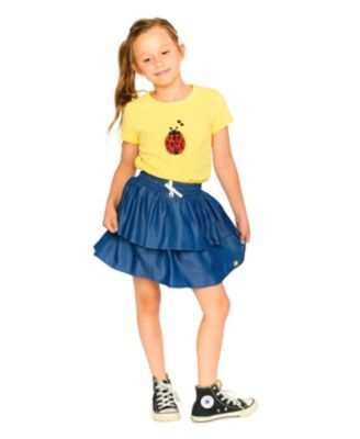 Girls' Organic Cotton Jersey Short Sleeve Ladybug T-Shirt - Little Kid