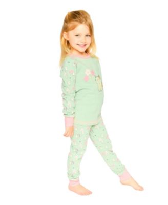  Girls' Organic Cotton Kitten Two-Piece Pyjama Set - Little Kid