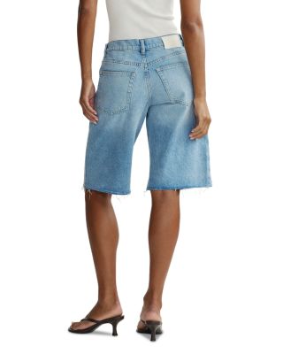 Abby Relaxed Denim Bermuda Shorts