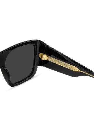 Square Flat Top Sunglasses, 60mm